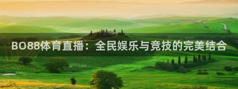 BO88体育直播：全民娱乐与竞技的完美结合