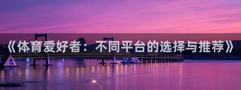 《体育爱好者：不同平台的选择与推荐》