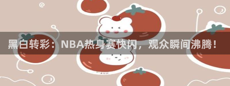 黑白转彩：NBA热身赛快闪，观众瞬间沸腾！