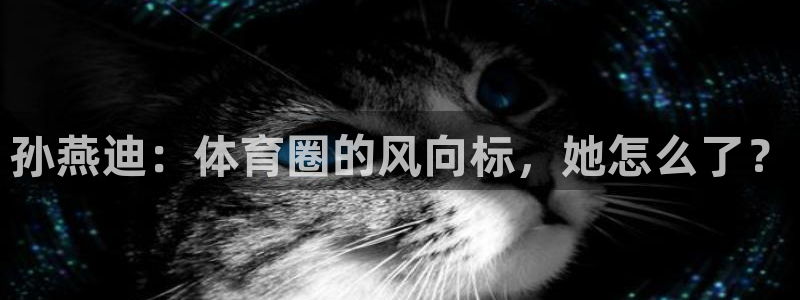 孙燕迪：体育圈的风向标，她怎么了？