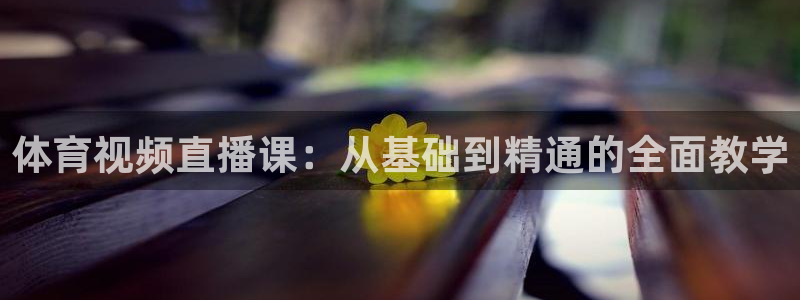 体育视频直播课：从基础到精通的全面教学